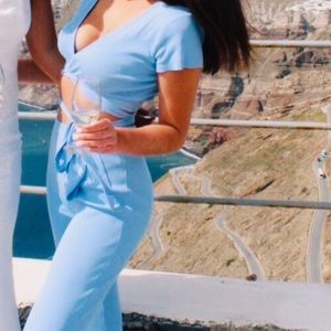 Tiger Mist ribbed two piece set